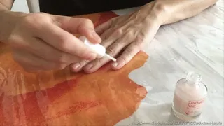 Sexy red nails painting