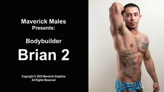 Bodybuilder Brian Muscle Worship 2 with BJ & Dildo