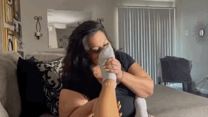 EyeCandyToes Stinky Sock Removal Leads to Sexy Foot Worship