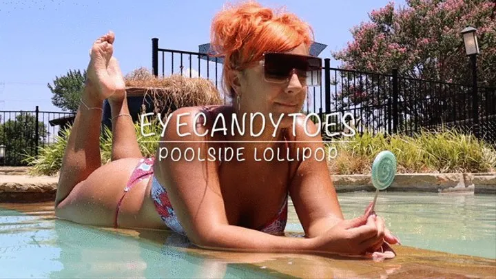 Lollipop Licking in a Bikini