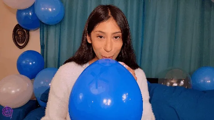 Squirting On My Birthday Balloons