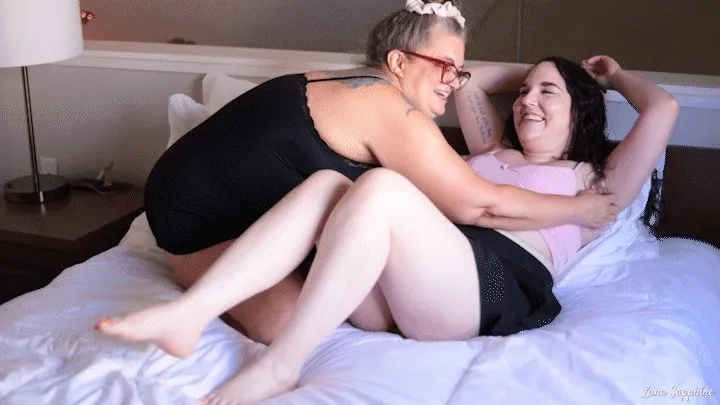 Playful Lesbian Tickling from Dominant MILF