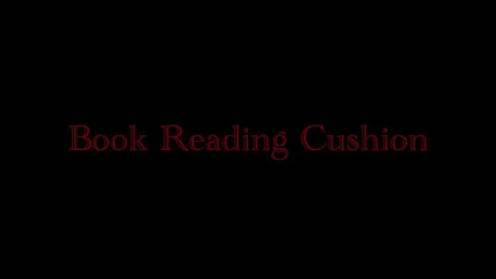 Book Reading Cushion ft Domina Peridot