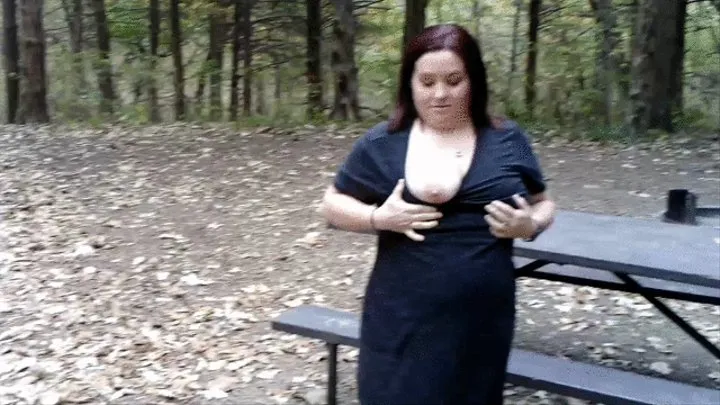 Sexy BBW Fucked in the Woods