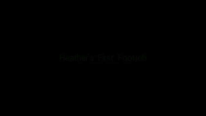 Heather's First Footjob