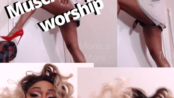 Muscle tranny worship for faggots