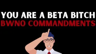 You Are a Beta Bitch: BWNO Commandments - A Gooning audio featuring: mindfuck, BNWO, black new world order, ebony female domination, humiliation, laughing, and femdom POV