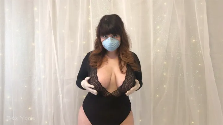 JOI with Mask and Latex Gloves