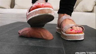 Shoejob with pink flat Sandals Episode One