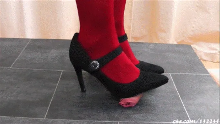 Shoejob with black buckle Pumps