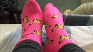 my lovely pikachu socks by Miss Minnie