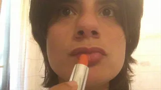 orange lipstick for Miss Minnie