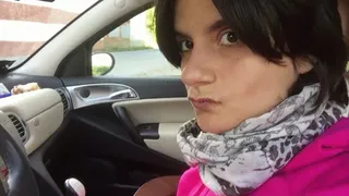 Celebrating the comeback on Clips4sale by pedal pumping with my car