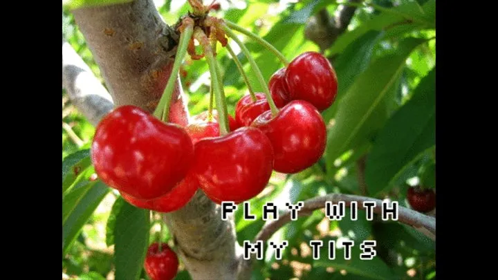 I play with my big tits - my tits have a lot of power over you