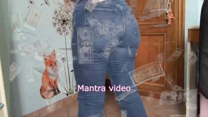 financial domination - jeans and ass with mantra