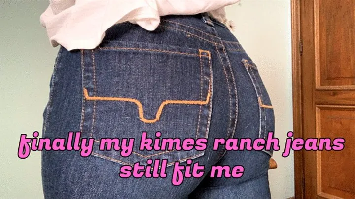 finally my ranch jeans fit me perfectly