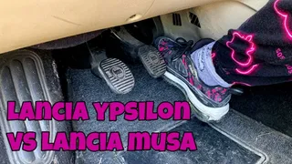 pedal pumping - Lancia Ypsilon vs Lancia Musa
