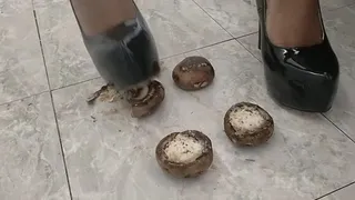 Stuffed Mushrooms VS Sexy Black Heels
