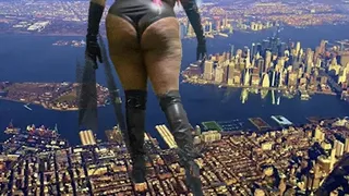 Giantess Special Effects - Giantess Vader Dominates  Tiny City, Female Domination, Crush, Shrinking fetish