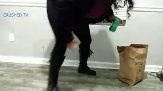 Destroying Trash in Sexy Boots