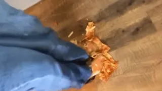 mae Destroying white socks crushing lasagna