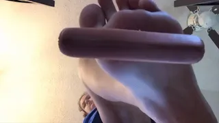 mae Ripping your tiny hotdog penis apart with my toes