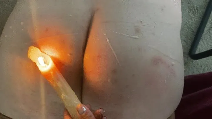 Dripping Hot Wax on Slave