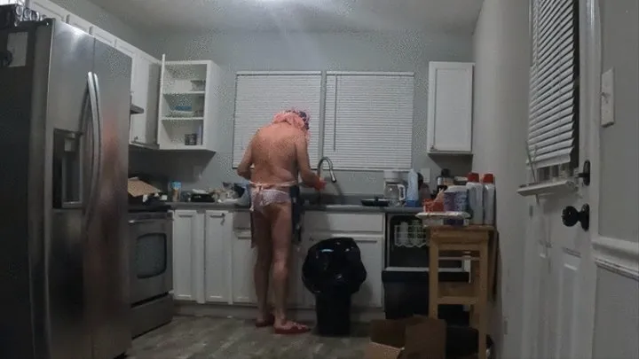 Slave Tries to Finish his Chores