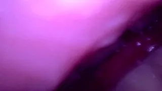 Teenie tries to watch TV from inside Giantess Big Mouth POV