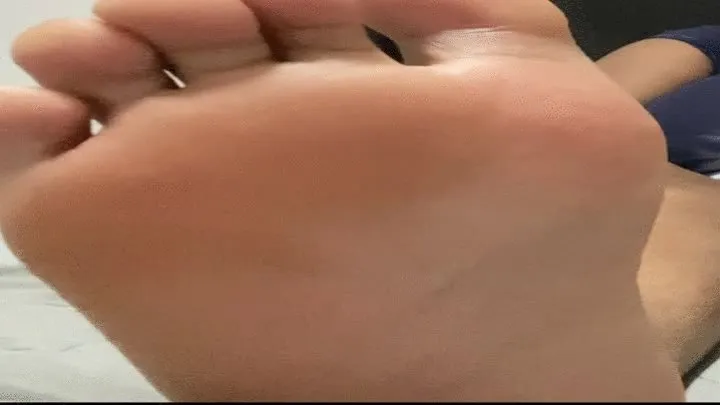 Giantess Shoves Her Giant Soles in Teeny's Face POV