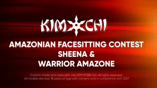 Amazonian Woman Facesitting Contest - Sheena vs Warrior Amazone