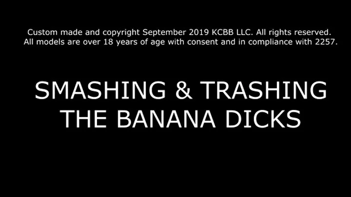 Smashing & Trashing the Banana Dicks with Nikki Brooks