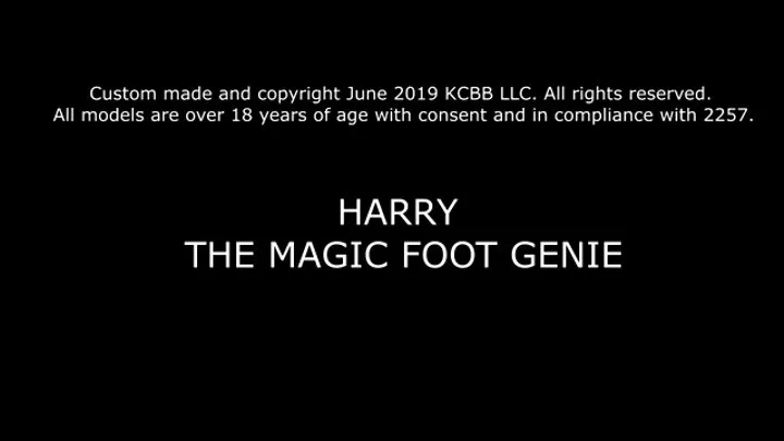 Harry the Magic Foot Genie