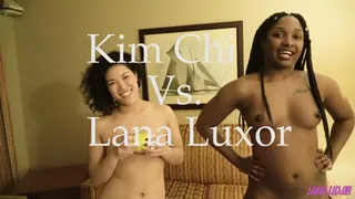 Kim vs Lana Nude Oil Catfight Part 1