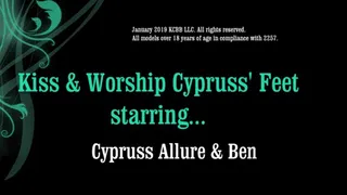 Kiss & Worship Cypruss Allure's Feet