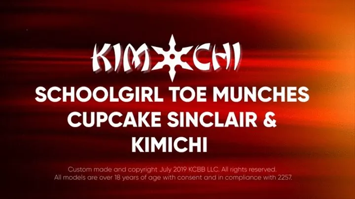 Schoolgirl Toe Munchies with Cupcake Sinclair