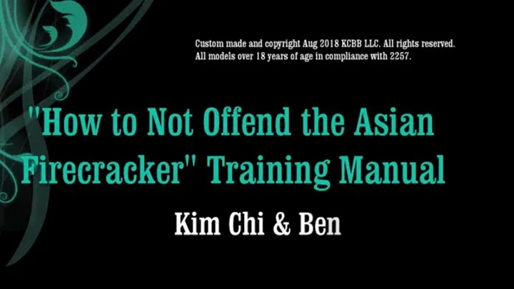 How To Not Offend The Asian Firecracker Training Manual