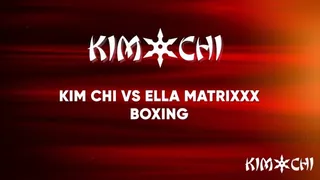 Kimichi vs Ella Matrixxx boxing