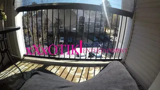 WHAT A BEAUTIFUL DAY OUTSIDE TO SUCK DICK ON THE BALCONY!!