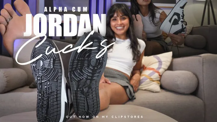 Jordans Cuck - - Mistress Enola, cuck, Nike Jordans, alpha cum, foot fetish, humiliation Cuck Boyfriend, Shoe Fetish, Foot Fetish, Jordan and Shoe Cleaning POV