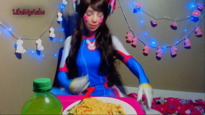 DVa Noodle and Dew Mukbang ASMR