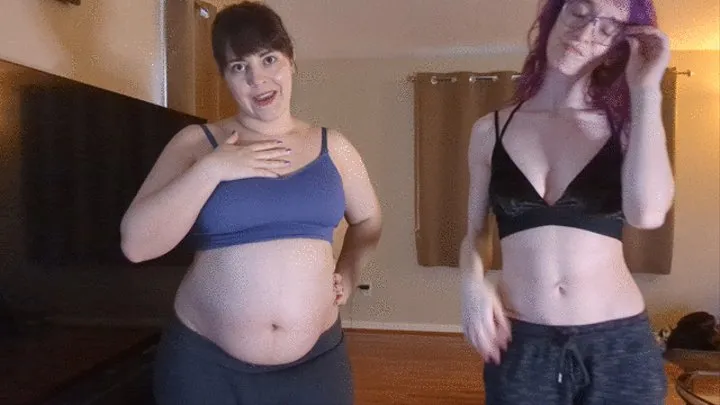 Findom Two Girl Pregnancy Financial Domination Femdom