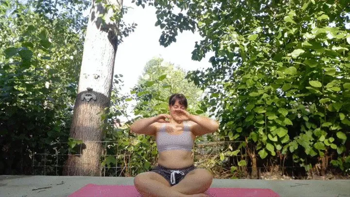 Outside Stretching Yoga