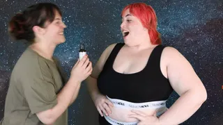 Two Girl Oiled Titty Space Roleplay