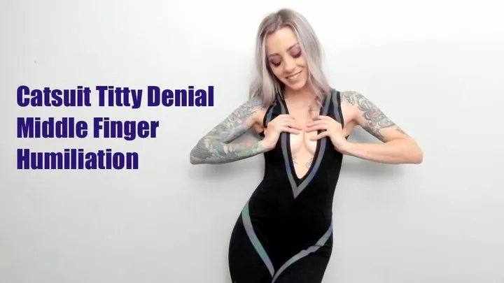 Catsuit Titty Denial