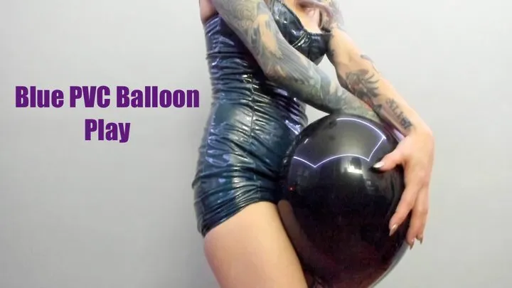 Blue PVC Balloon Play