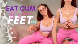 Eat Cum off your Feet CEI JOI