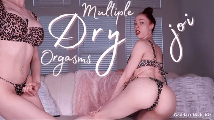 Multiple Dry Orgasms JOI Challenge