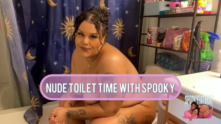 Nude Toilet Time With spooky Loud Plops