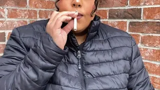 Outdoor Cigarette Smoking BBW 2